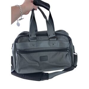 "ADIAMO" Luggage Canyon‎ Bag Crossbody Strap Gray Chic Travel Vacation Commuter